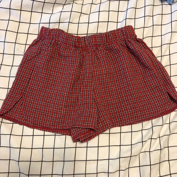 Brandy Melville Pants - Brandy Melville Plaid Shorts